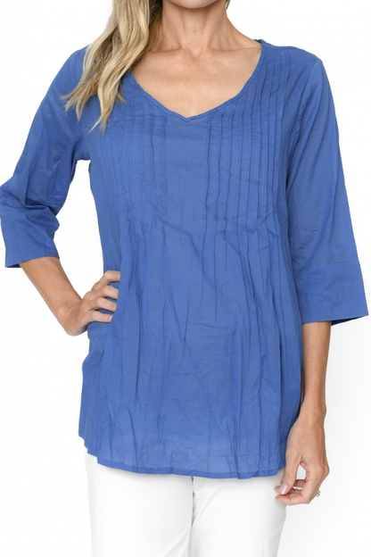 Evie Pleated Top