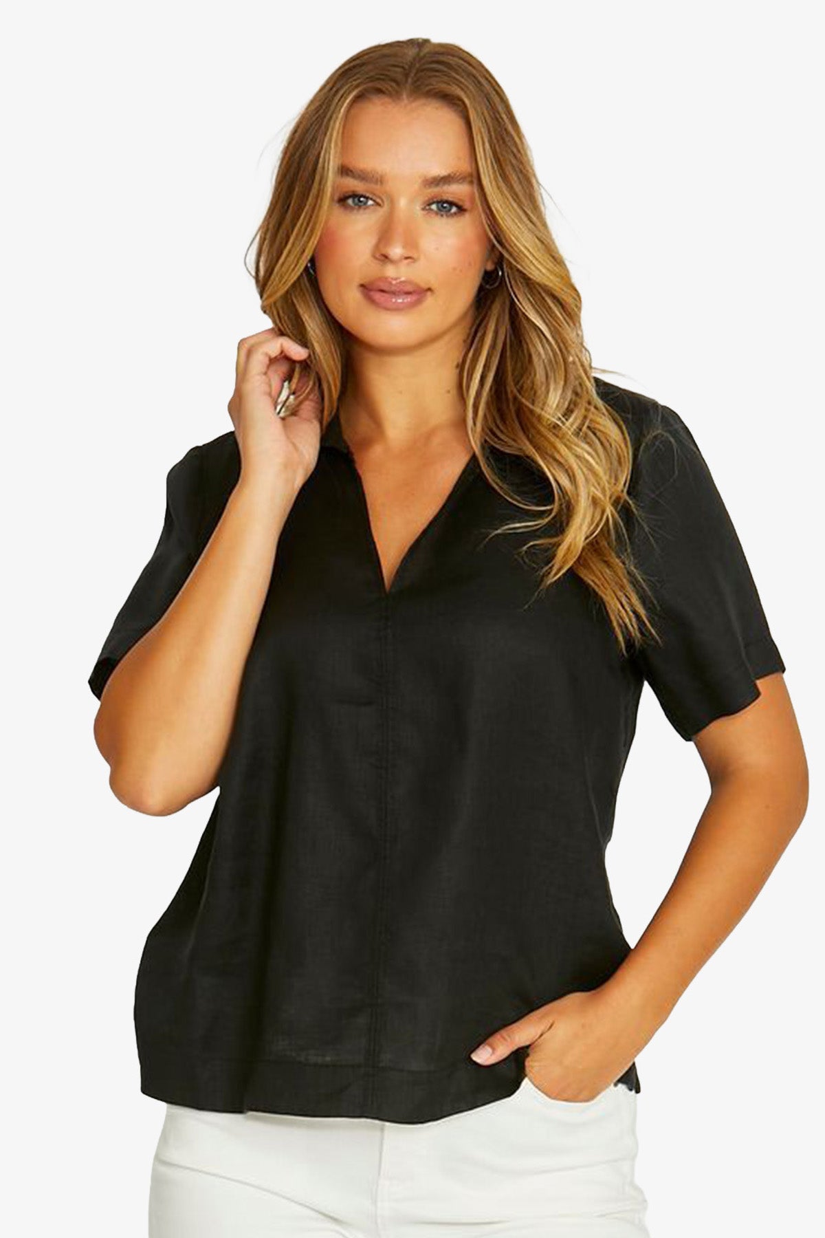 Open Collar Top