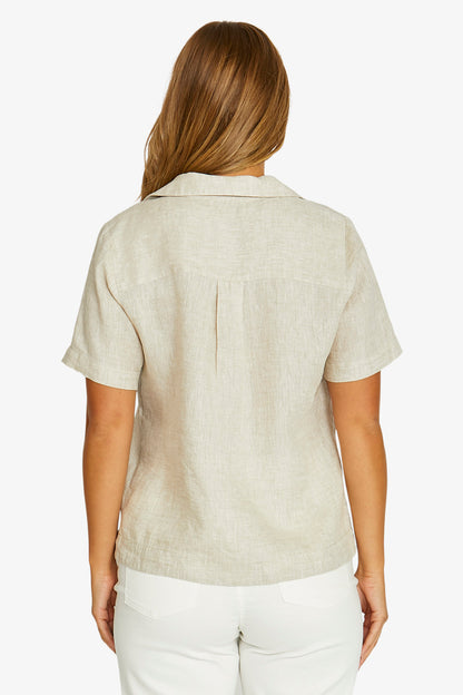 Open Collar Top