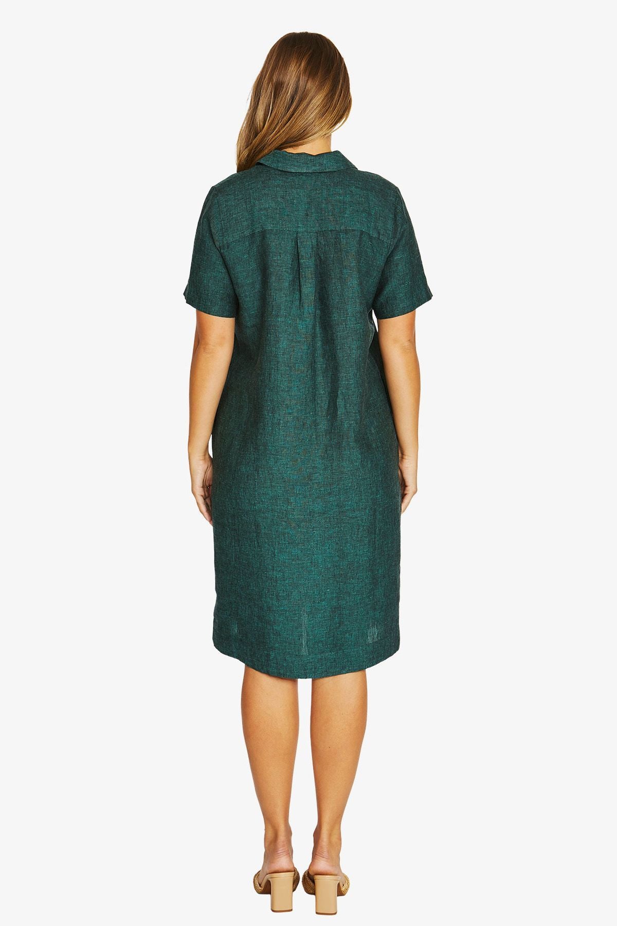 Open Collar Dress