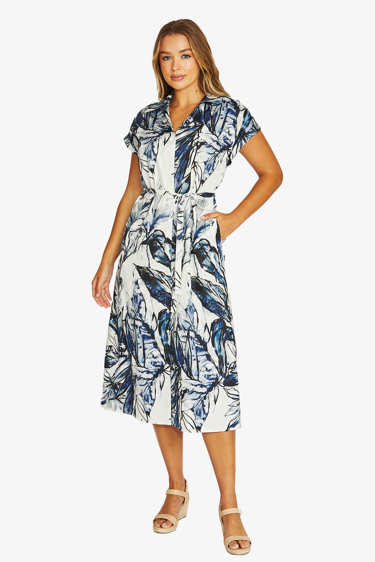 Inky Abstract Dress