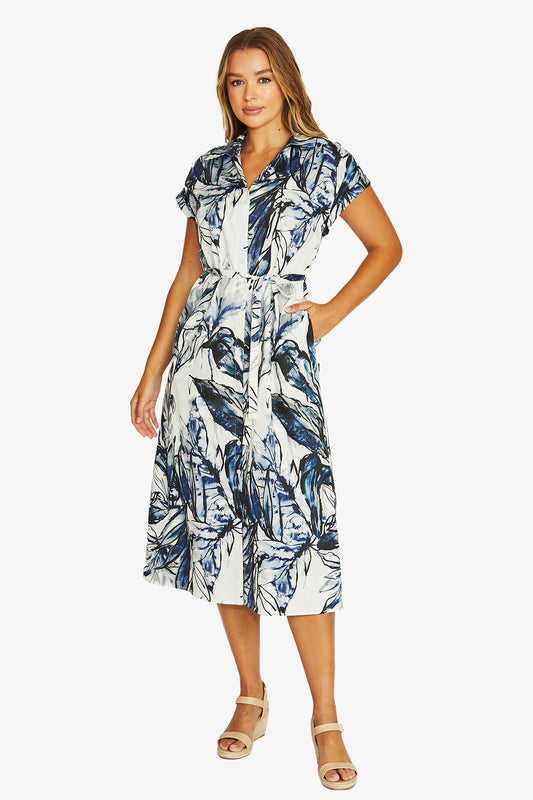 Inky Abstract Dress
