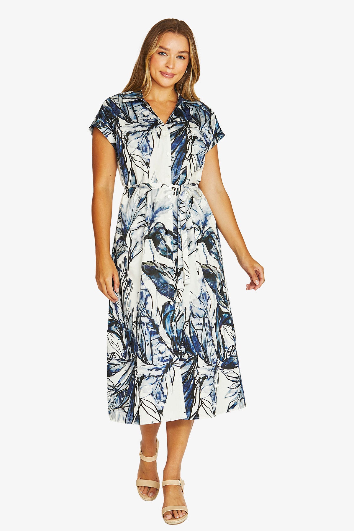 Inky Abstract Dress
