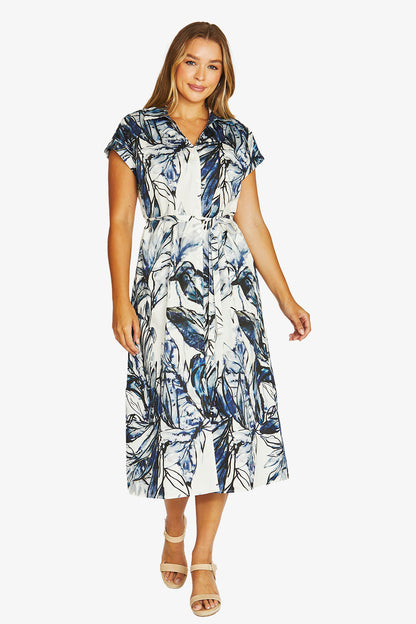 Inky Abstract Dress
