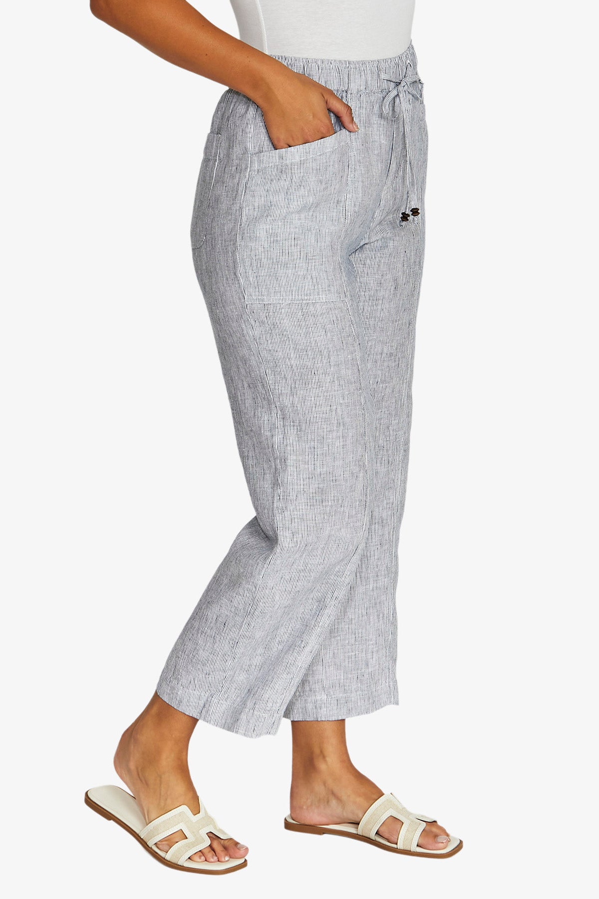 Core Stripe Drawstring Pant