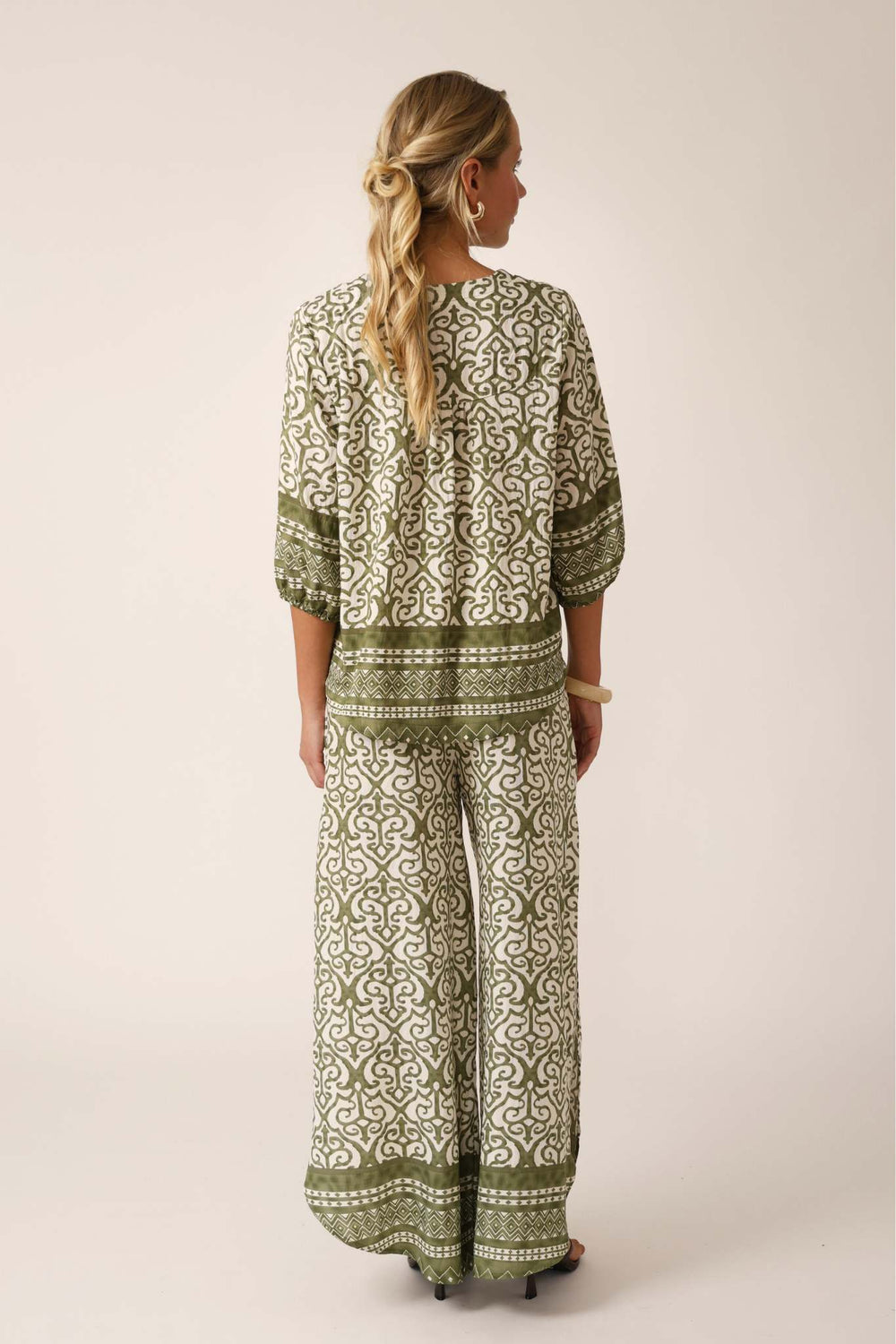 Capri Pants -Olive Green