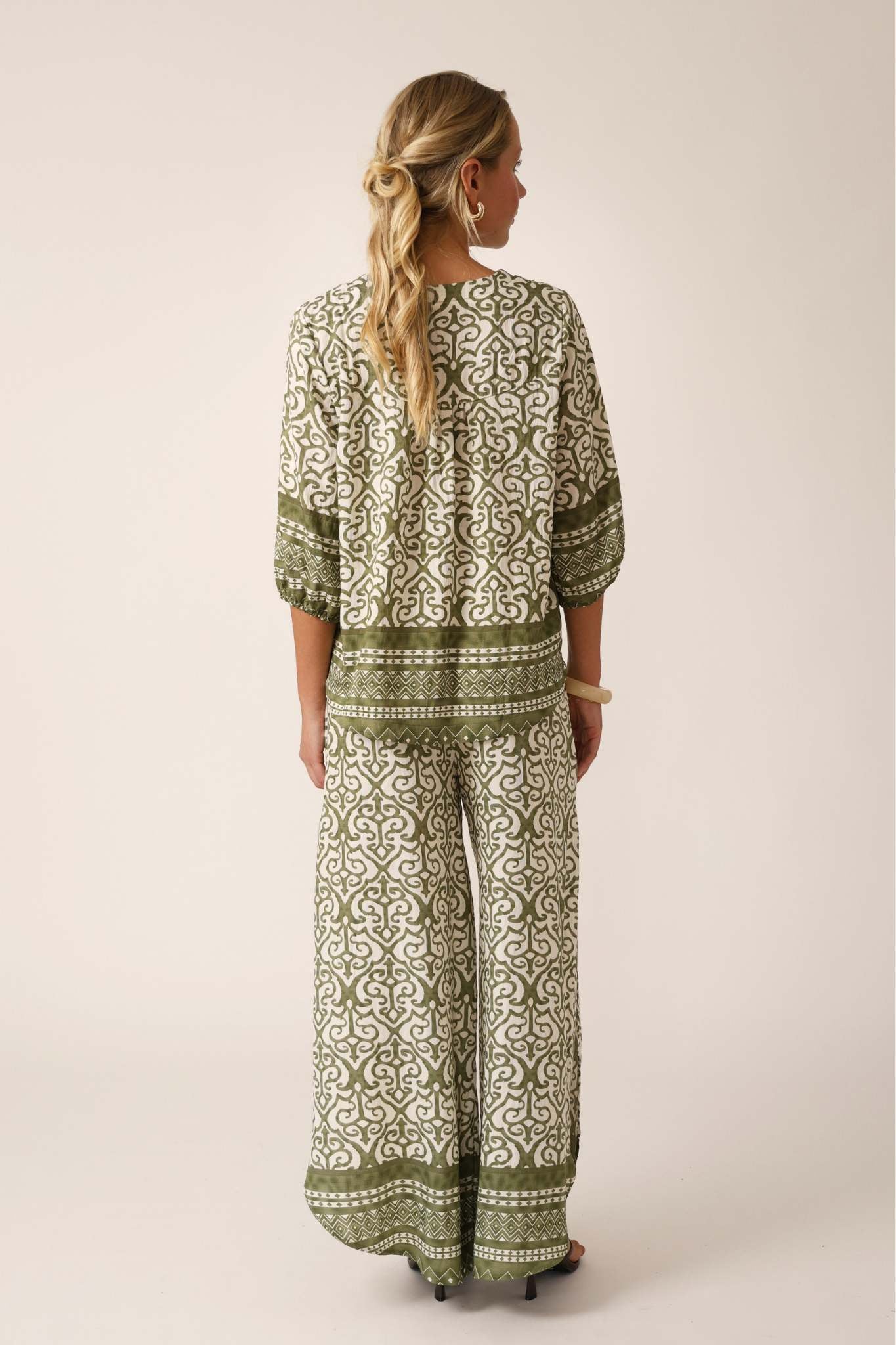 Capri Pants -Olive Green