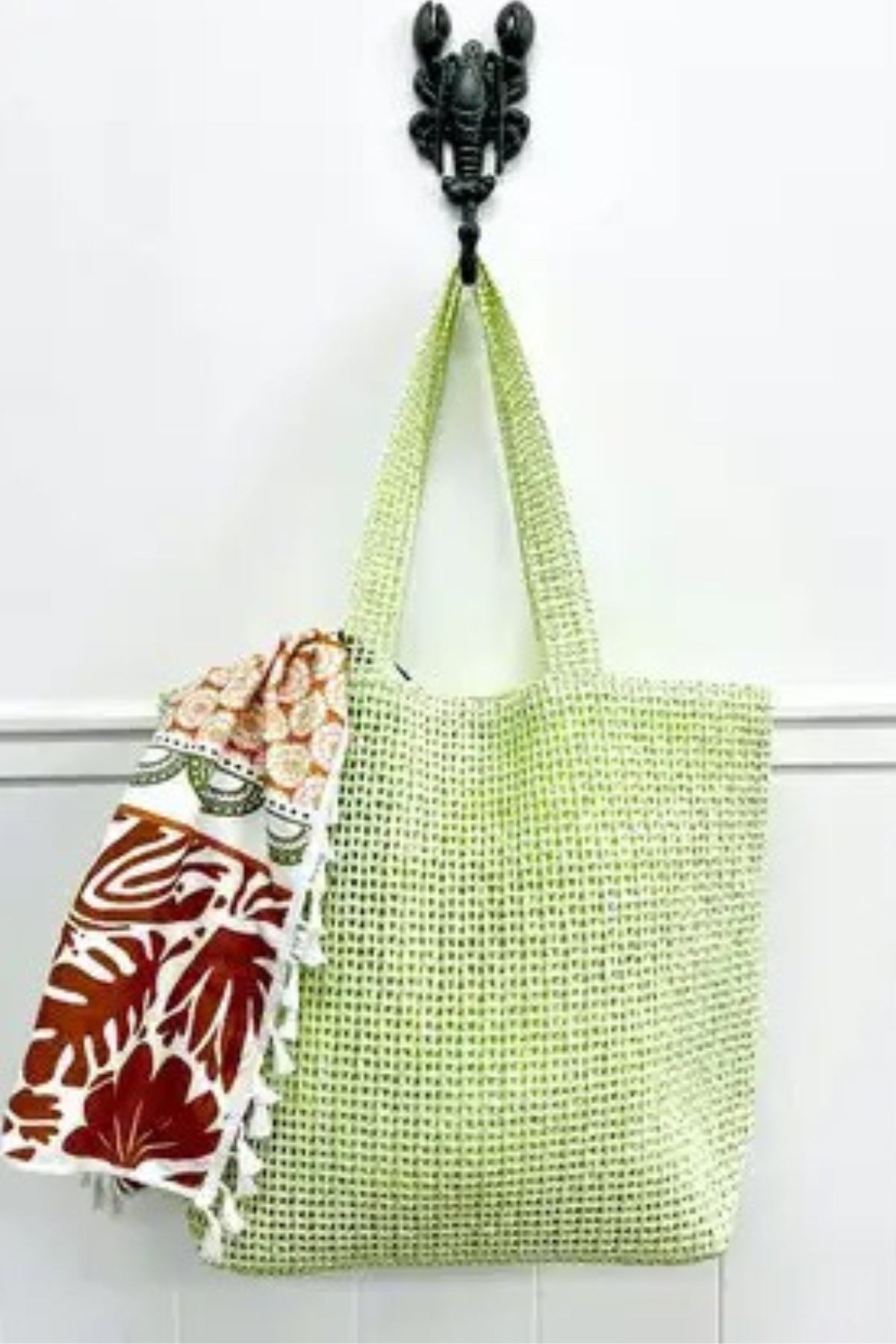Summer Woven Tote Bag Set