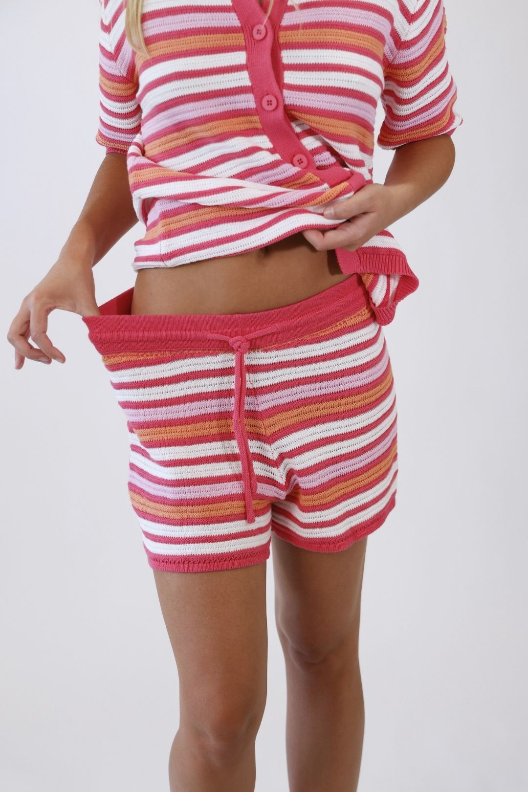 Sunset Stripe Knit Top