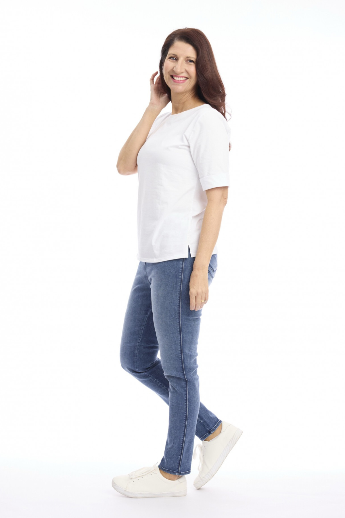 Full Length Stretch Denim Jeggings