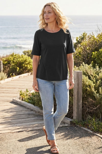 Cuff Hem T-shirt