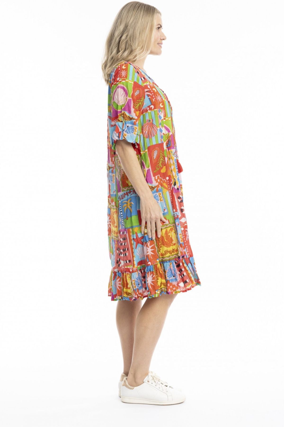 Charli Tassel Tie Dress