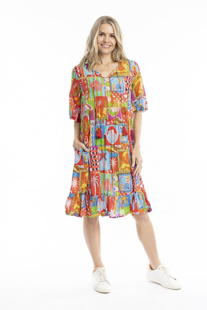 Charli Tassel Tie Dress