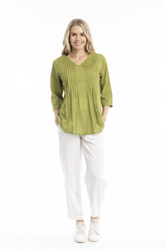Evie Pleated Top