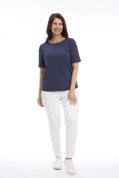 Cuff Hem T-shirt