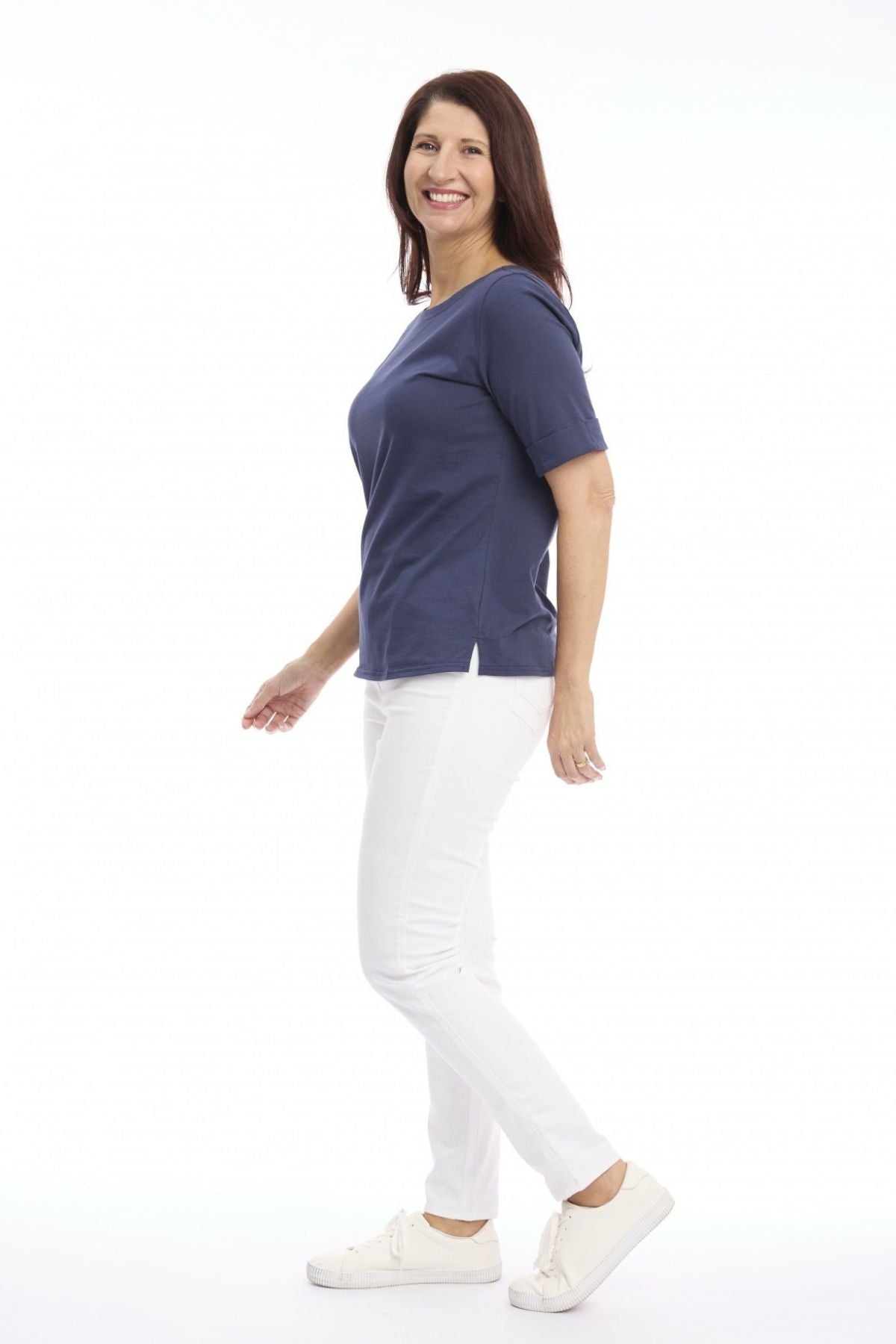 Cuff Hem T-shirt