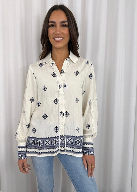 Heritage Print Blouse