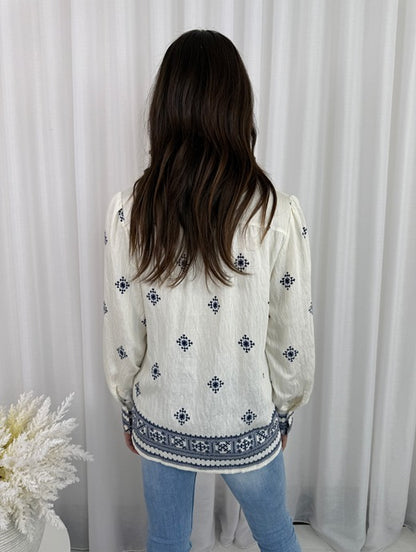 Heritage Print Blouse