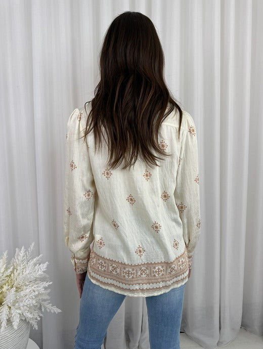 Heritage Print Blouse