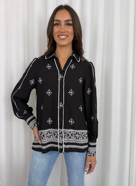 Heritage Print Blouse