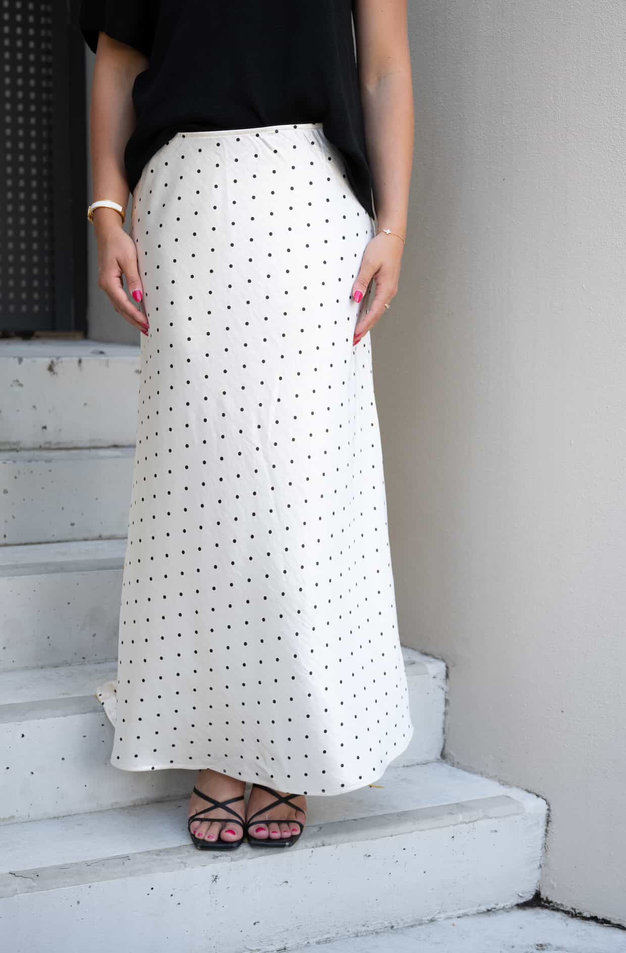 Dottie Dreams Satin Skirt