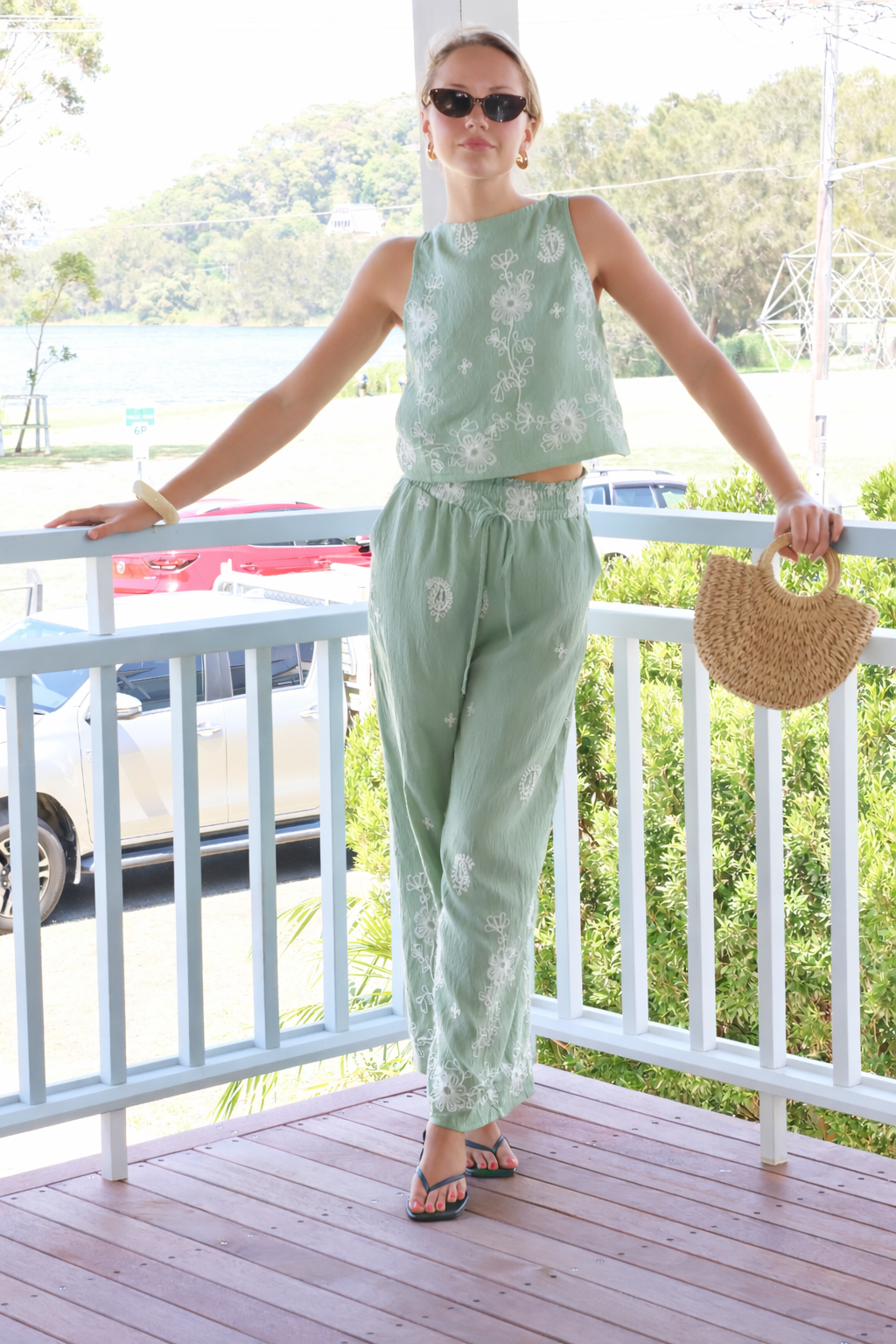 Isla Embroided Pants