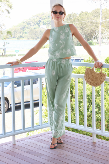 Isla Embroided Pants