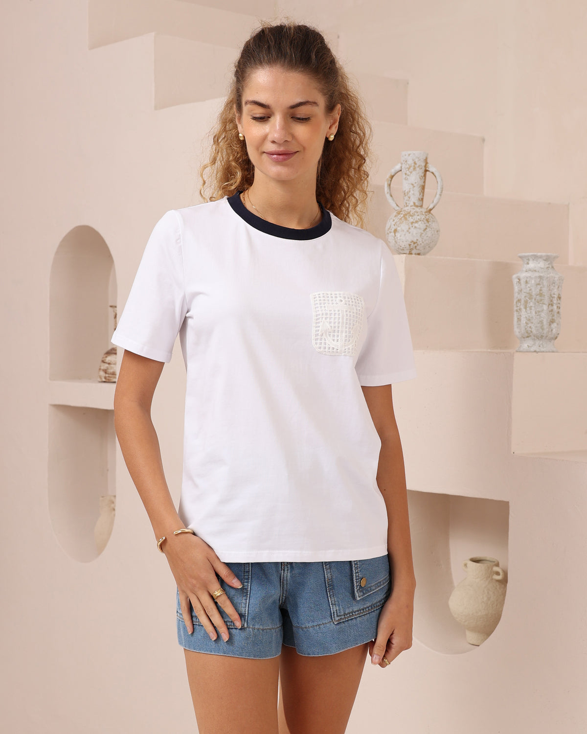 Anchor Charm Tee