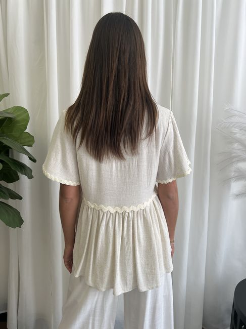Karen Top In Oat