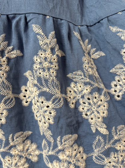 Lila Embroidered Dress