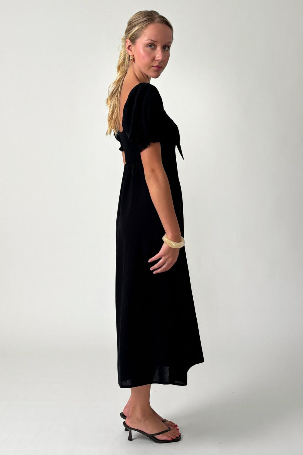 Midnight Bloom Dress- Black