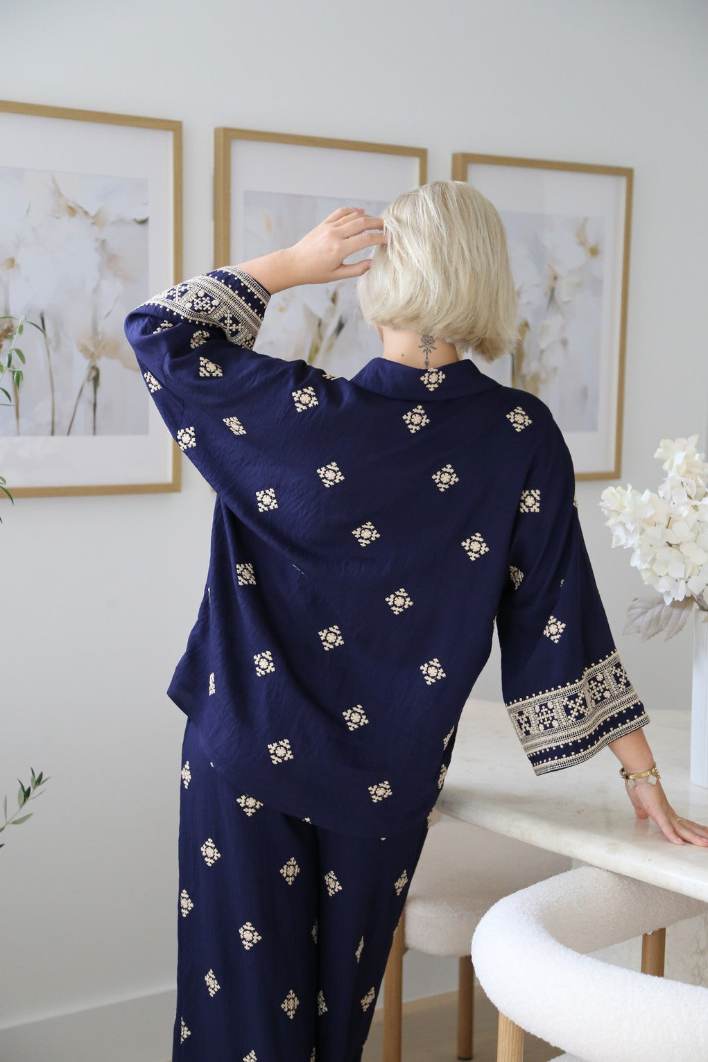 Sahara Nights Embroidered Pants