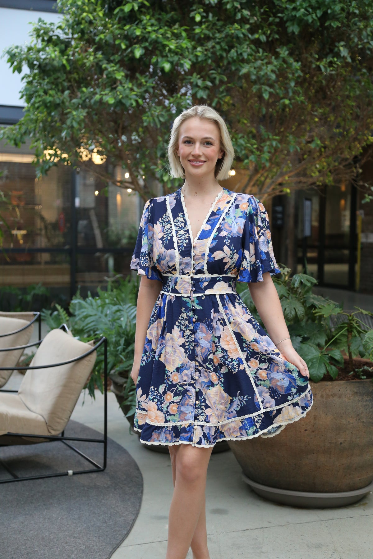 Evening Petal Dress