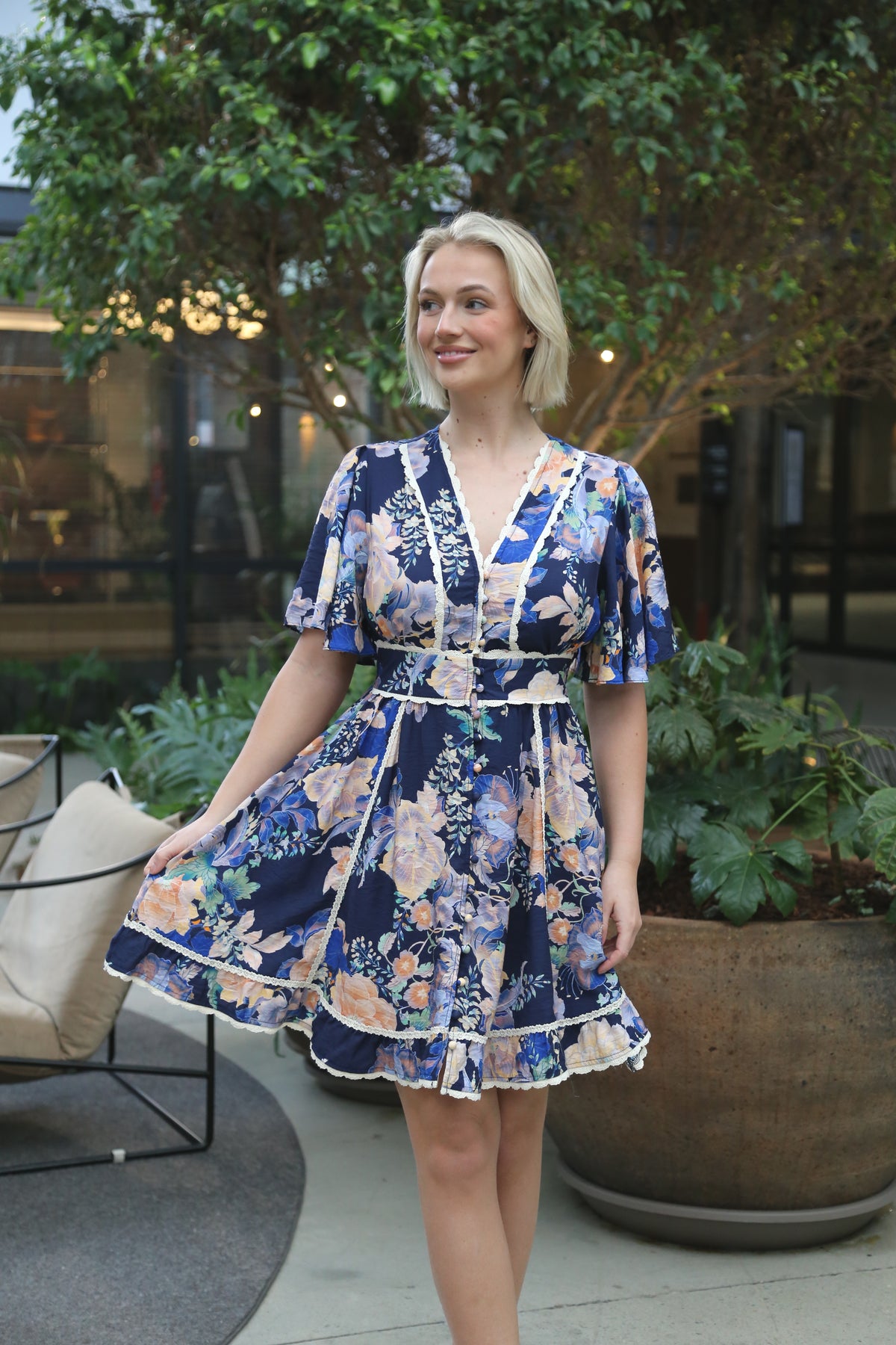 Evening Petal Dress