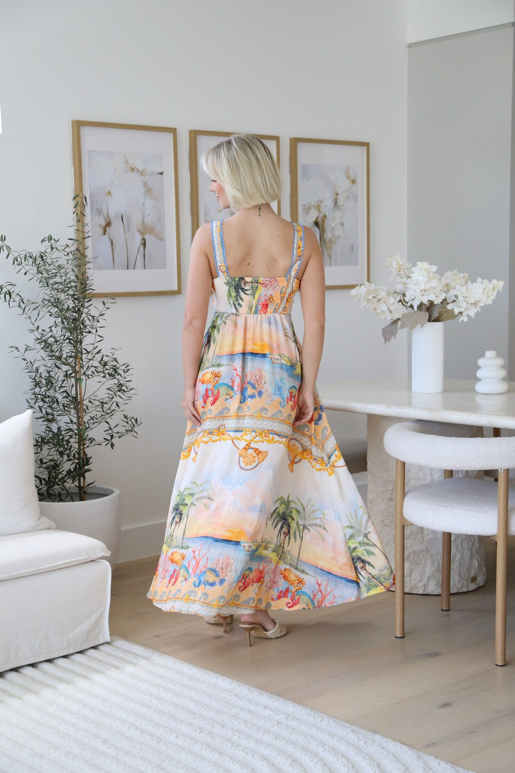 Sunset Voyage Midi Dress