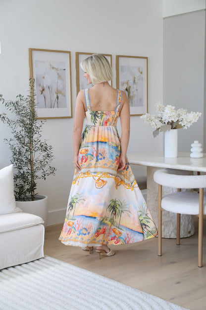 Sunset Voyage Midi Dress