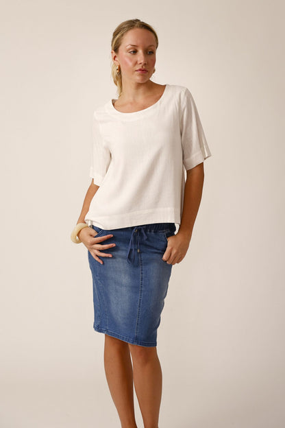 Ivory Tee Top