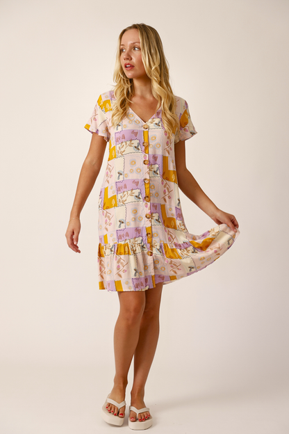 Cala Button Dress