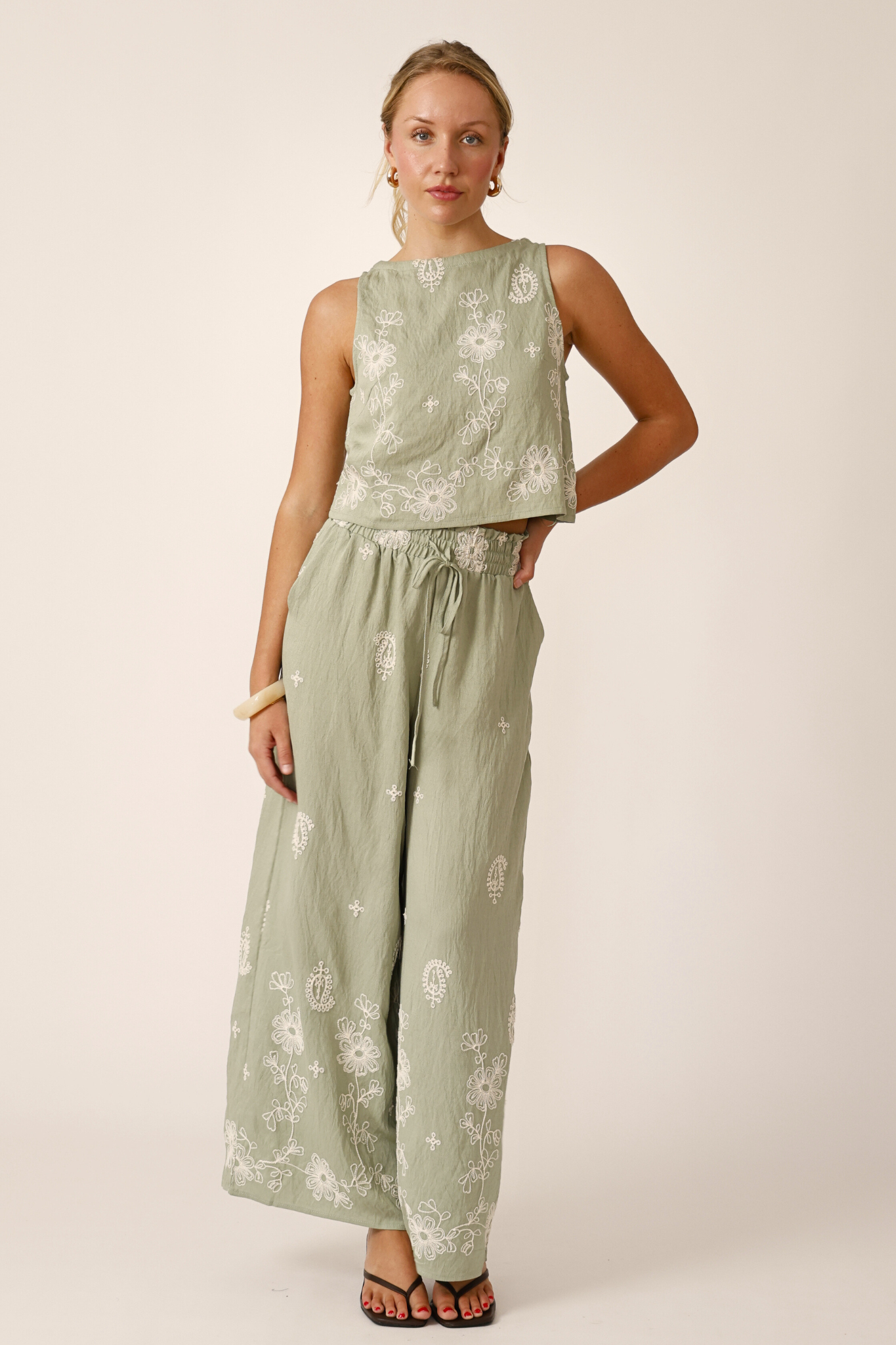 Isla Embroidered Top