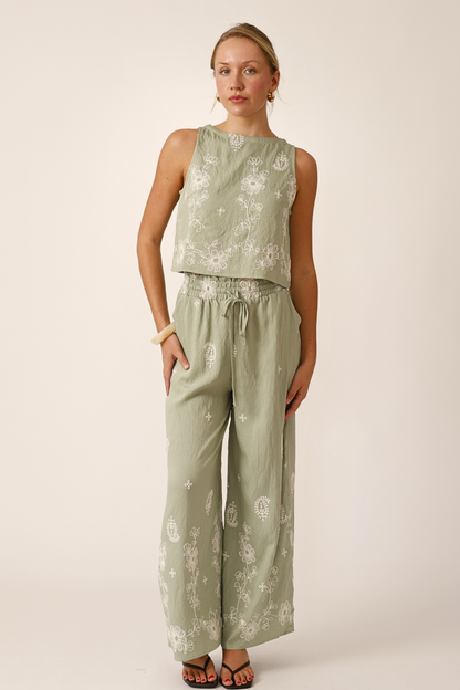 Isla Embroided Pants