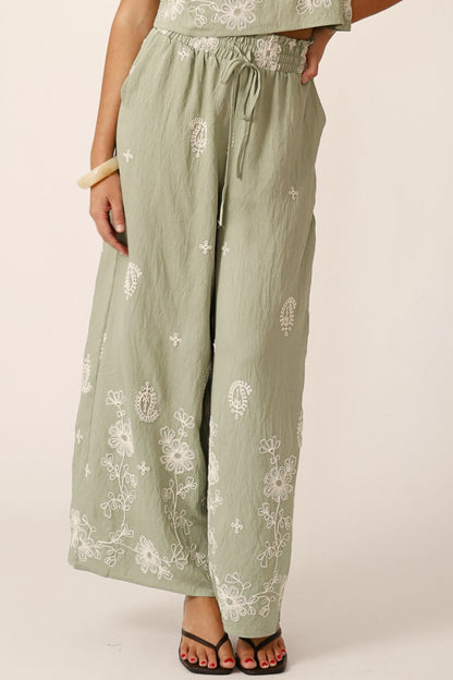 Isla Embroided Pants