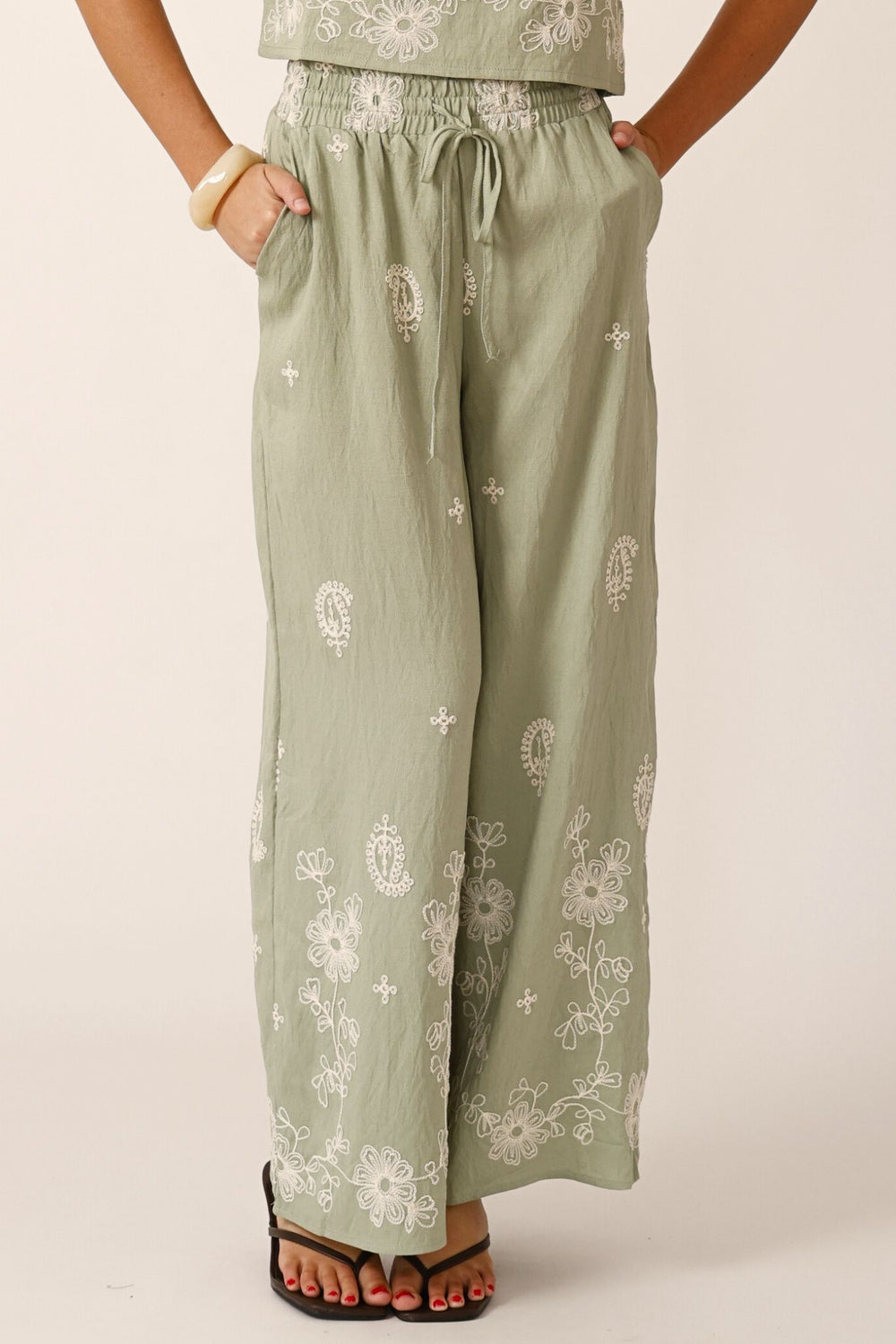 Isla Embroided Pants