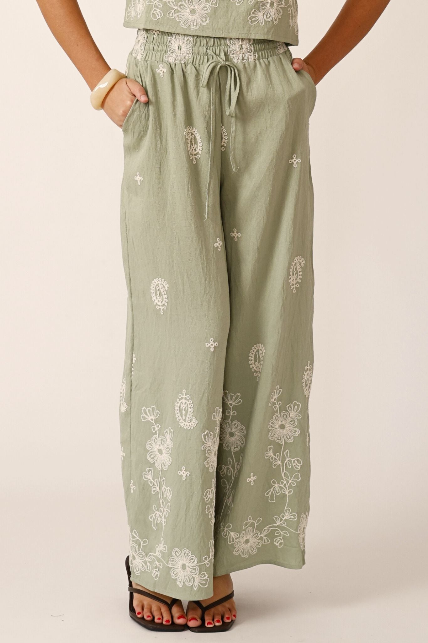 Isla Embroided Pants