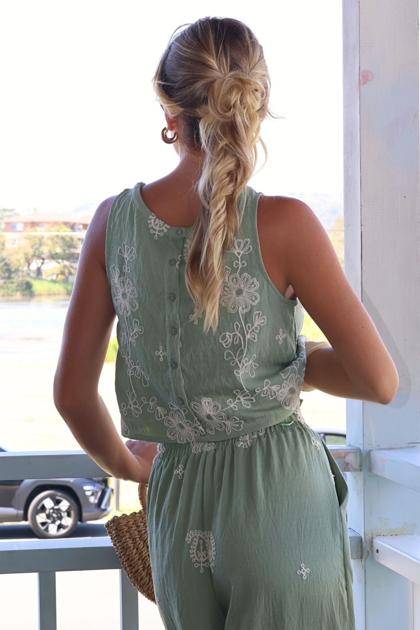 Isla Embroidered Top