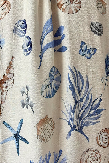 Seashell Breeze Midi Dress