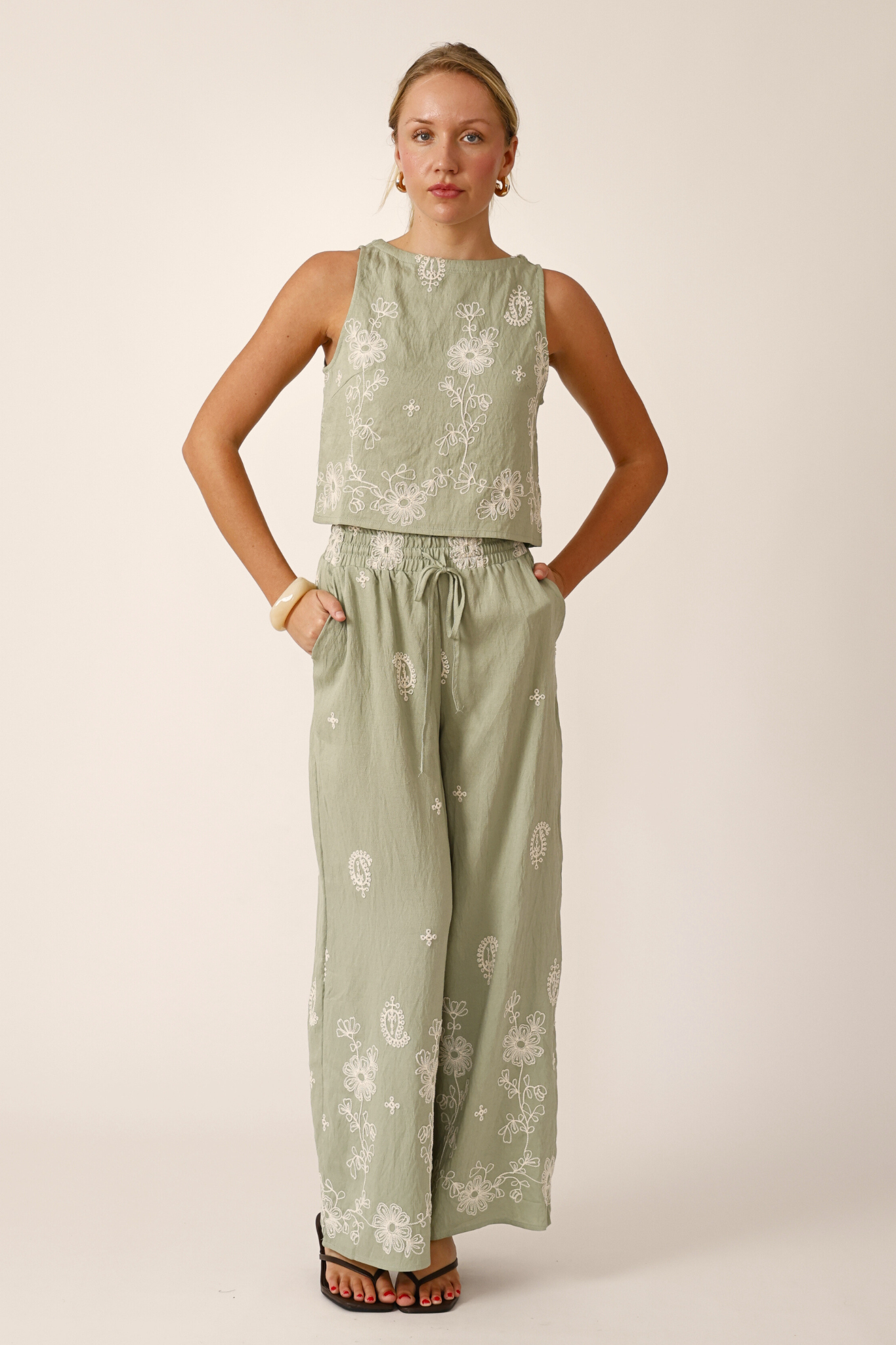 Isla Embroidered Top