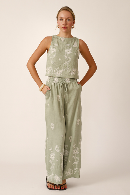 Isla Embroidered Top