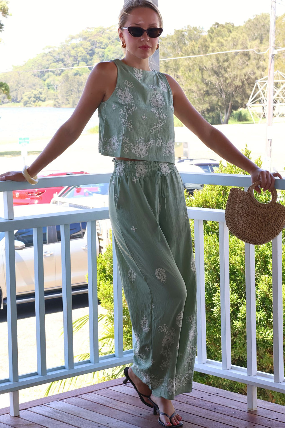 Isla Embroided Pants