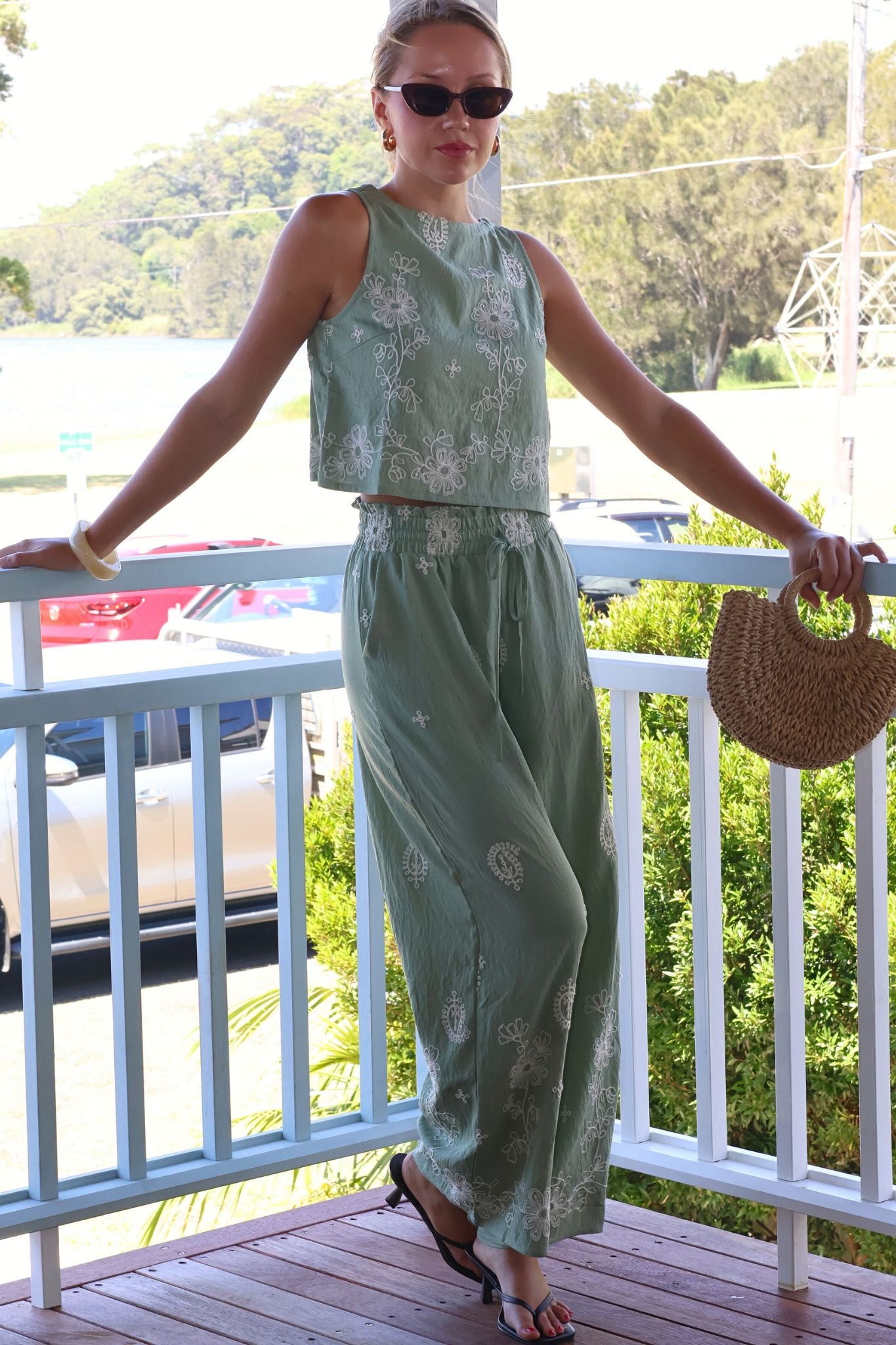 Isla Embroided Pants