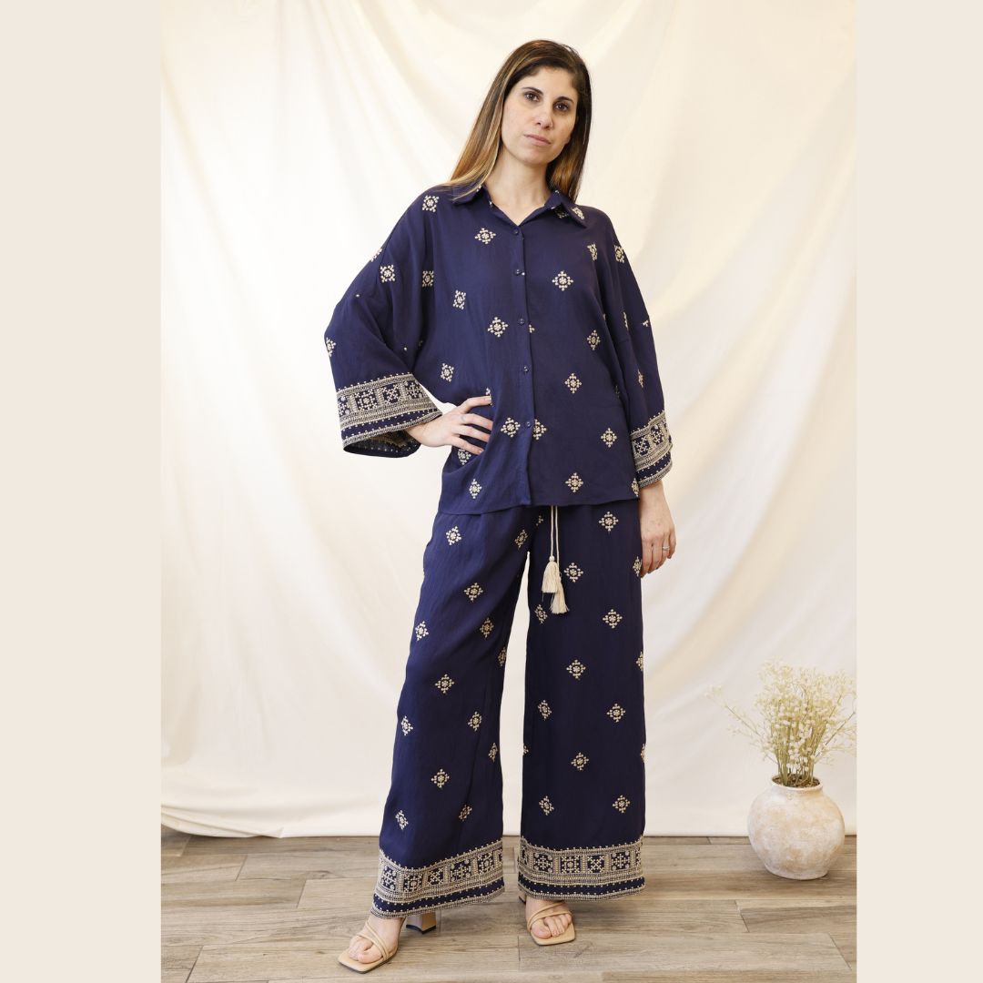 Sahara Nights Embroidered Pants